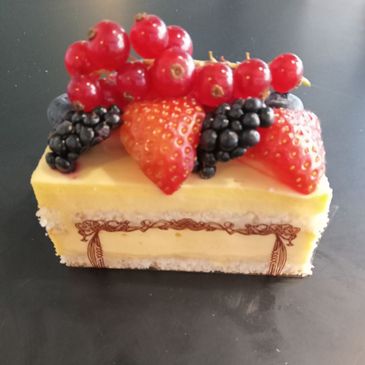 gâteau fruits rouges